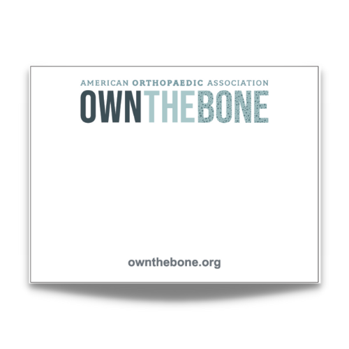 Own the Bone Sticky Notes